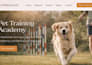 design squarespace mobile pet grooming website dog service website